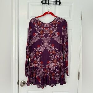 Urban Outfitters Purple Floral Dress Size Small